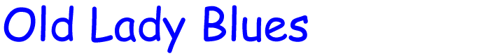 Old Lady Blues - title