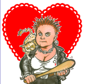 My Funny Valentine - pic of Diesel not being amused at the idea